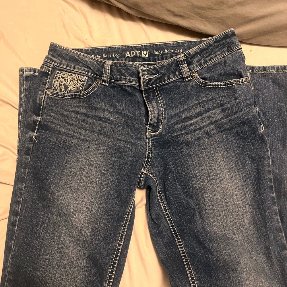 Apt. 9 Women's Dark Blue Boot Cut Jeans